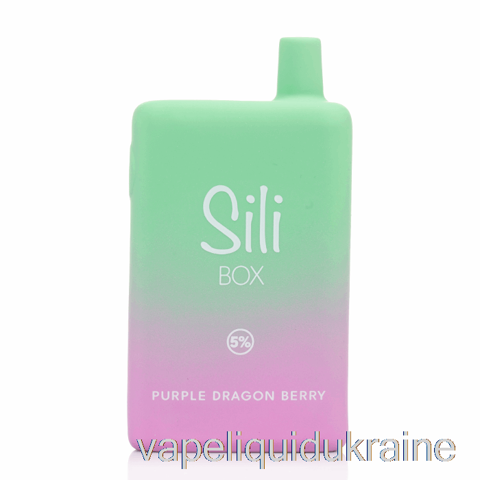 Vape Ukraine Sili Box 6000 Disposable Purple Dragon Berry